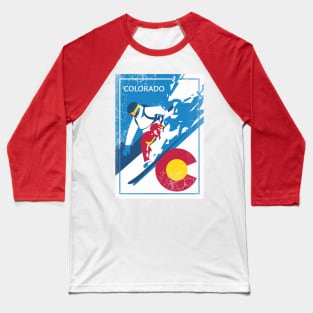 Snowboard Colorado Winter Sports Baseball T-Shirt